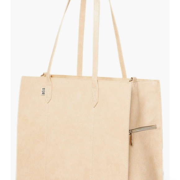 Beis Work Tote Bag 💌🤍 b e i g e - Picture 4 of 6
